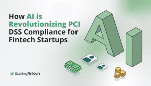 AI enhances PCI DSS compliance for fintech startups by automating processes and improving data security and threat detection.